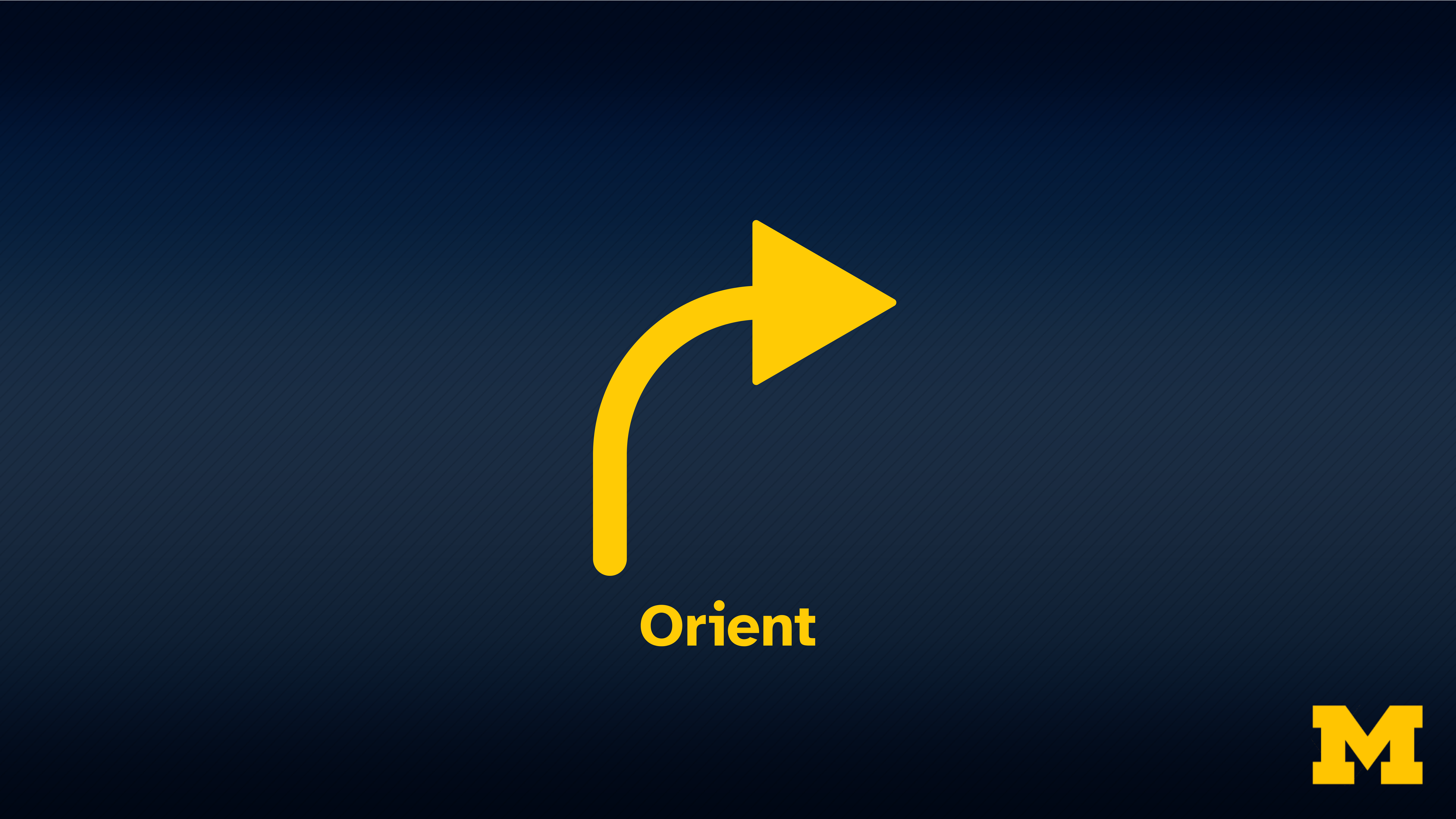 Orient full slide